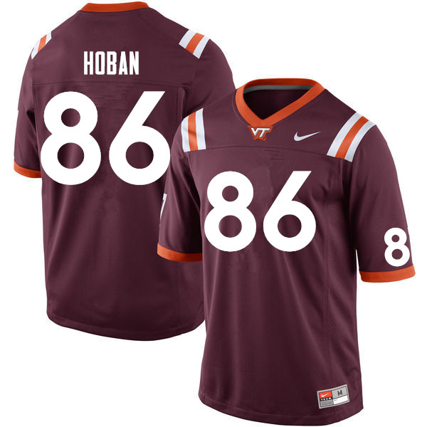 Men #86 Zach Hoban Virginia Tech Hokies College Football Jersey Sale-Maroon